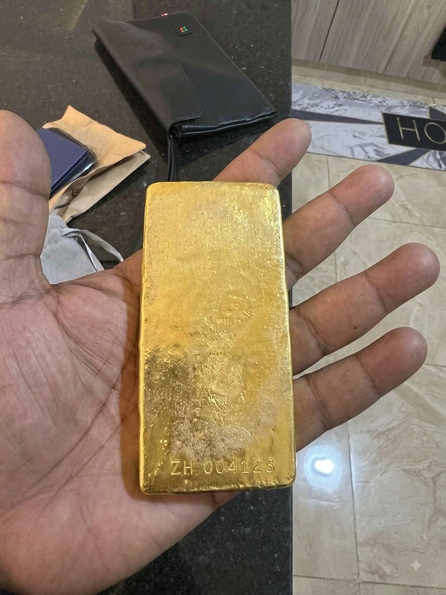 Lingot d'or brut